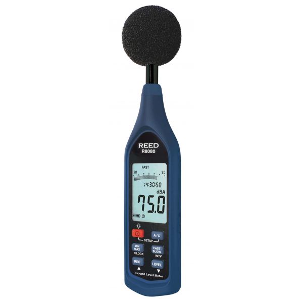 ,Sonomètre,, enregistreur de données et diagramme à barres,, 30 à 130 dB,