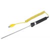 Sonde thermocouple à immersion type K, mesure de -50 à +600°C