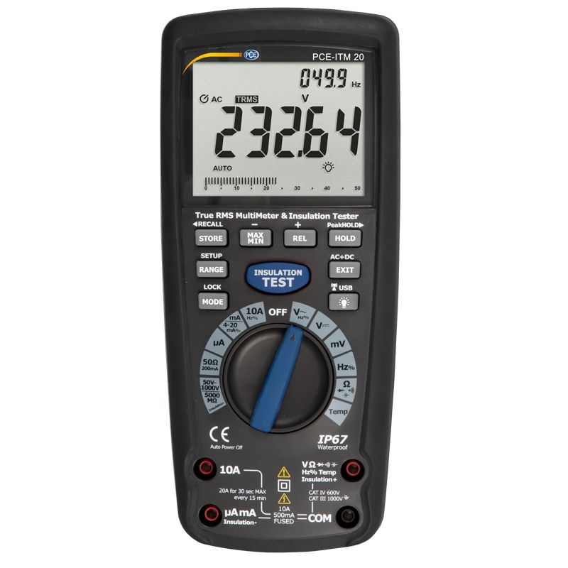 Multimètre PCE-ITM 20