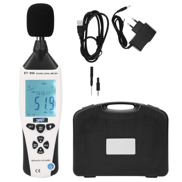 Sonomètre PCE-428-KIT-N avec calibrateur