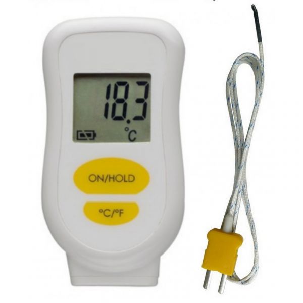 Thermomètre type K - Etanche IP65 - Sonde filaire type K - Aimant