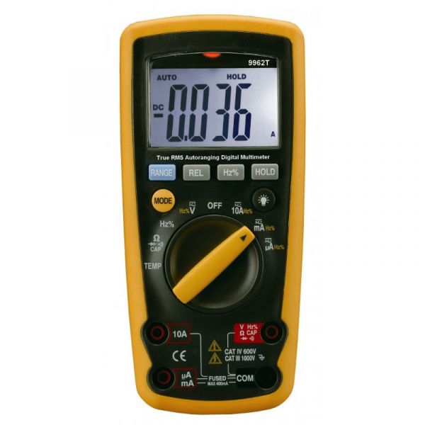 Multimètre digital étanche IP67 - Détection tension sans contact
